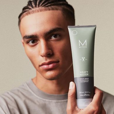 Чоловічий глибоко очищувальний шампунь Paul Mitchell Mitch Heavy Hitter Daily Deep Cleansing Shampoo 250 мл - основне фото