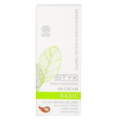 Тональный BB-крем &laquo;Тёмный&raquo; с эффектом лифтинга Styx Naturcosmetic Krautergarten BB Cream Mit Bio Ringelblume Alle Hauttypen Sunny Dark 30 мл - основное фото