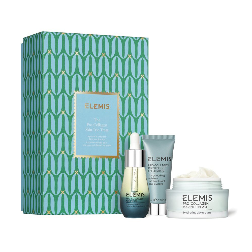 Трио «Про-Коллаген» ELEMIS Kit: The Pro-Collagen Skin Trio Treat Hydrate & Exfoliate Skincare Routine - основное фото