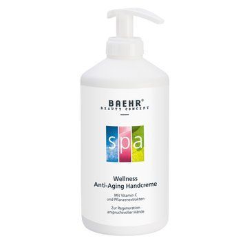 Антивозрастной SPA-крем для рук Baehr Spa Wellness Anti-aging Handcreme 500 мл + дозатор - основное фото