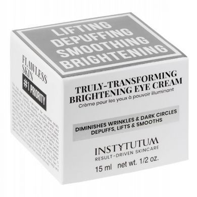 Ліфтинг-крем для повік з освітлювальним ефектом INSTYTUTUM Truly-Transforming Brightening Eye Cream 15 мл - основне фото