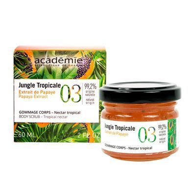 Скраб для тіла &laquo;Тропічний нектар&raquo; Academie Jungle Tropicale Body Scrub Tropical Nectar 60 мл - основне фото