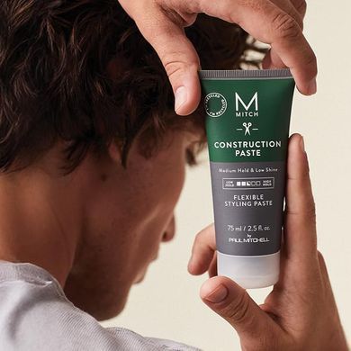 Чоловіча моделююча паста для волосся Paul Mitchell Mitch Construction Paste Flexible Styling Paste 75 мл - основне фото