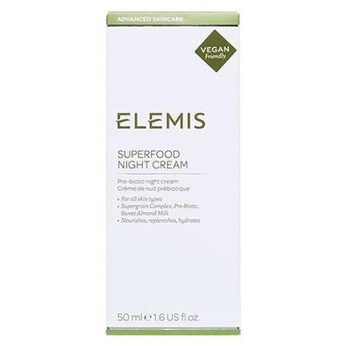 Нічний крем ELEMIS Superfood Vegan Night Cream 50 мл - основне фото