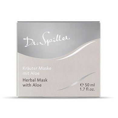 Травяная маска с алоэ вера Dr. Spiller Herbal Mask With Aloe Vera 50 мл - основное фото