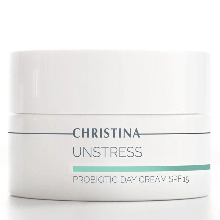 Денний крем з пробіотичною дією SPF 15 Christina Unstress ProBiotic Day Cream SPF 15